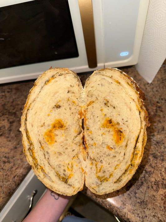 Chedder and Herb sourdough